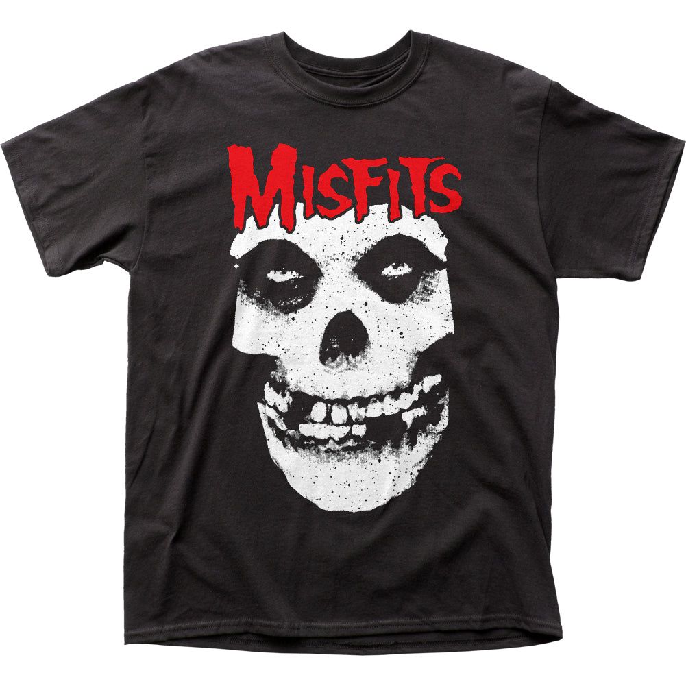 The Misfits Red Logo Mens T Shirt Black Retro Pop Classics
