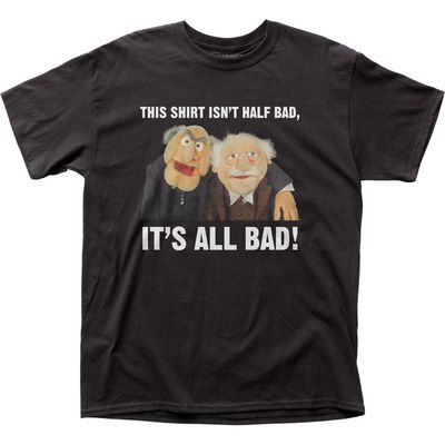 The Muppets All Bad Mens T Shirt Black Retro Pop Classics