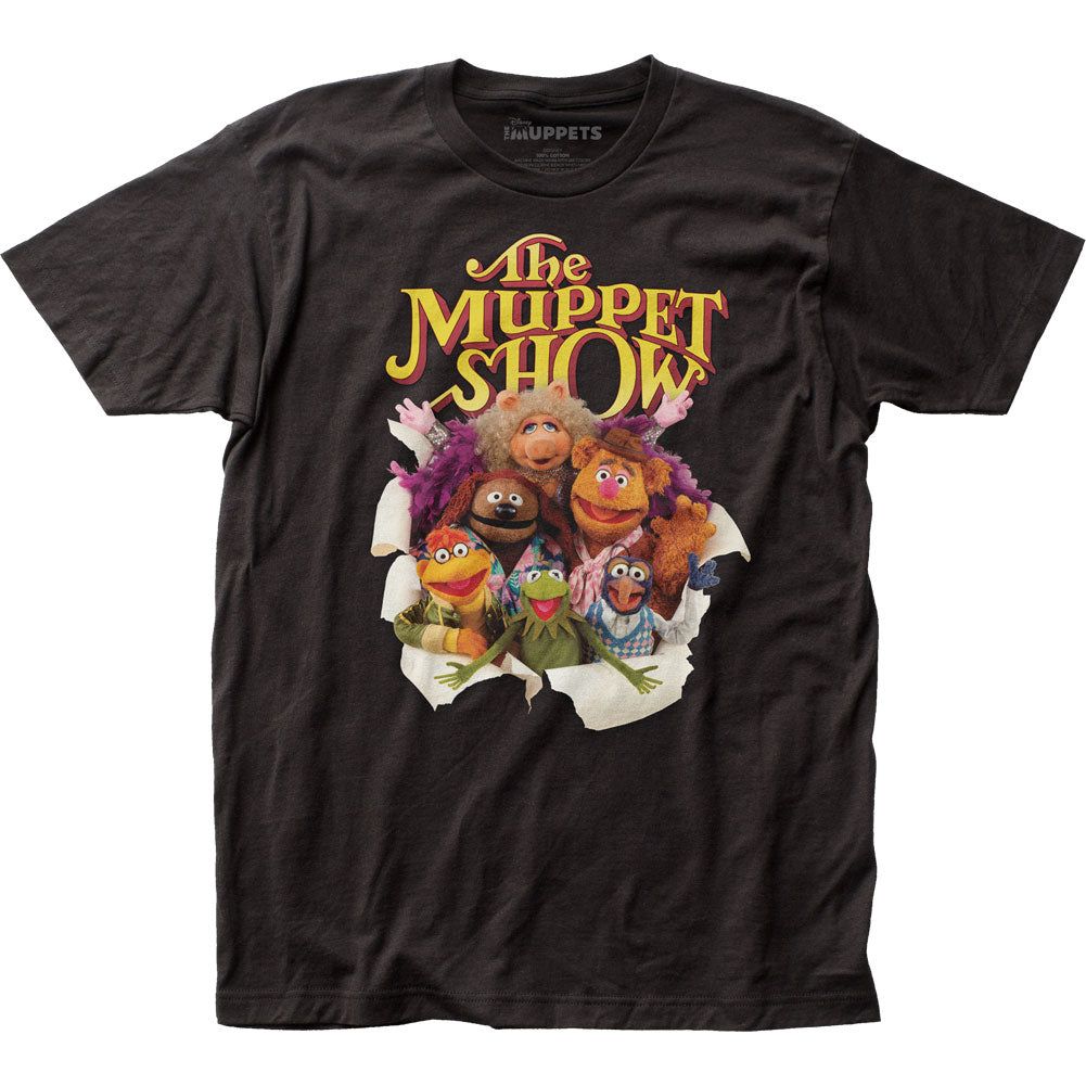 The Muppets Muppets Breakout Mens T Shirt Black Retro Pop Classics