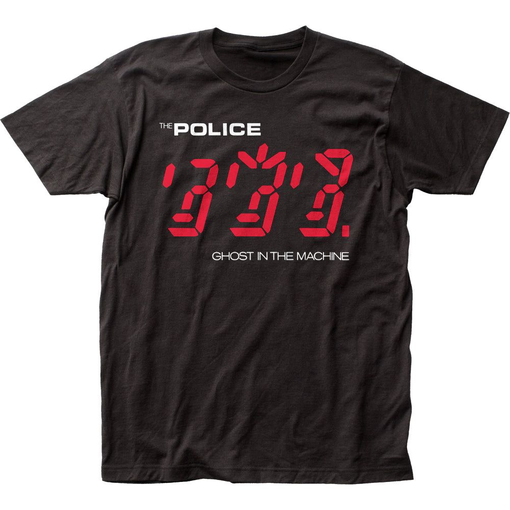 The Police Ghost In The Machine Mens T Shirt Black Retro Pop Classics