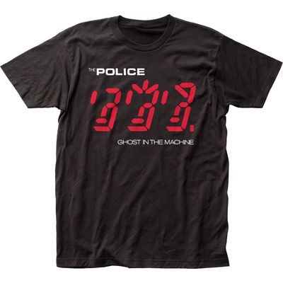 The Police Ghost In The Machine Mens T Shirt Black Retro Pop Classics
