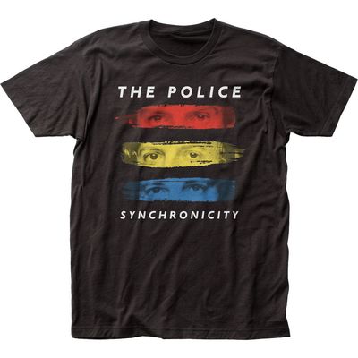 The Police Ghost Synchronicity Concert Mens T Shirt Black Retro Pop Classics