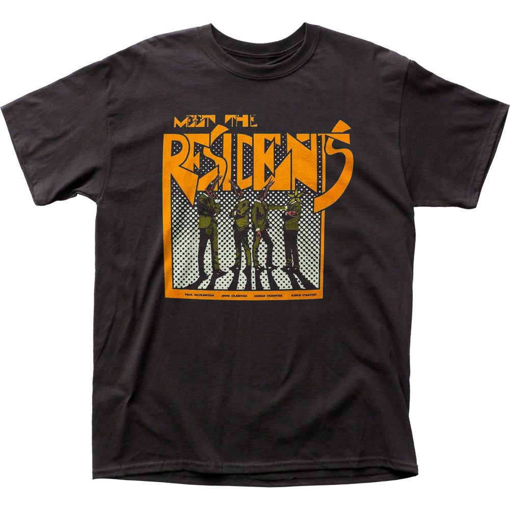 The Residents Meet The Residents Mens T Shirt Black Retro Pop Classics