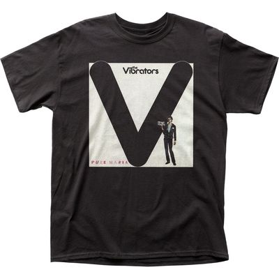 The Vibrators Pure Mania Mens T Shirt Black Retro Pop Classics