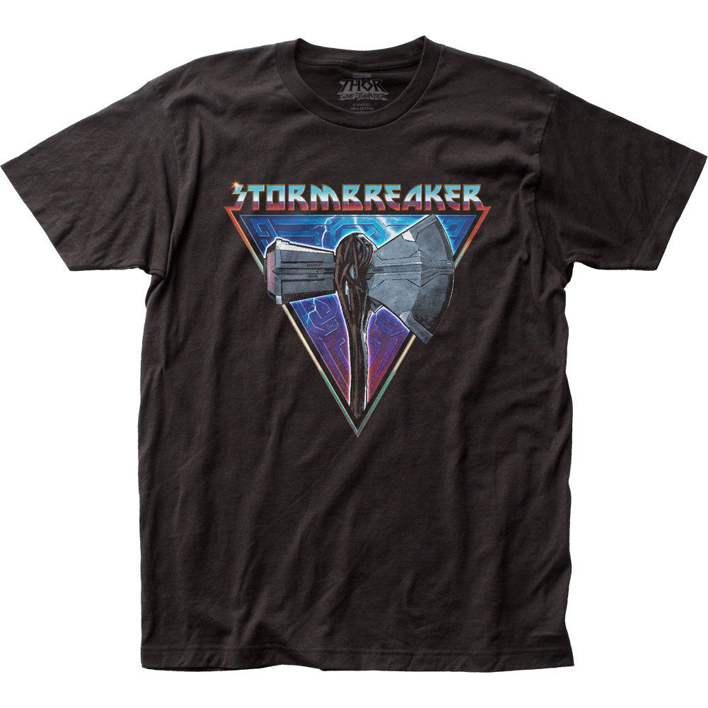 Thor Stormbreaker Mens T Shirt Black Retro Pop Classics