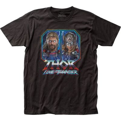 Thor Thor Headshots Mens T Shirt Black Retro Pop Classics