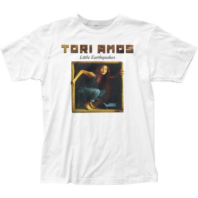 Tori Amos Little Earthquakes Mens T Shirt White Retro Pop Classics