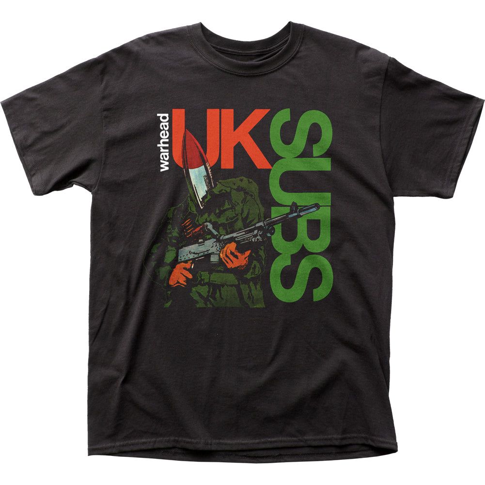 UK Subs Warhead Mens T Shirt Black Retro Pop Classics