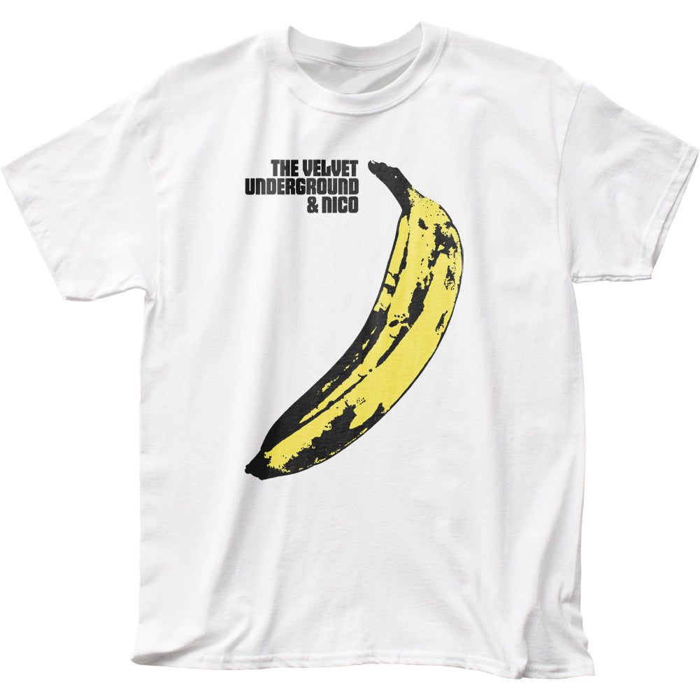 Velvet Underground Banana Mens T Shirt White Retro Pop Classics