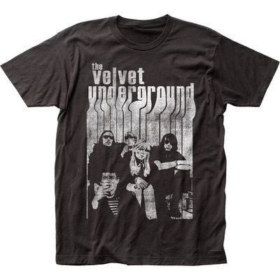 Velvet Underground Band With Nico Mens T Shirt Black Retro Pop Classics