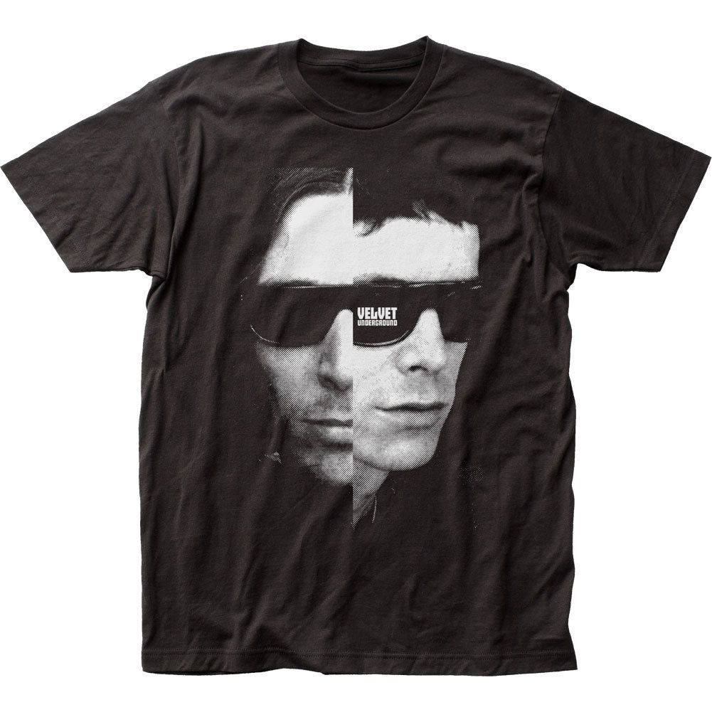 Velvet Underground Faces Mens T Shirt Vintage Black Retro Pop Classics