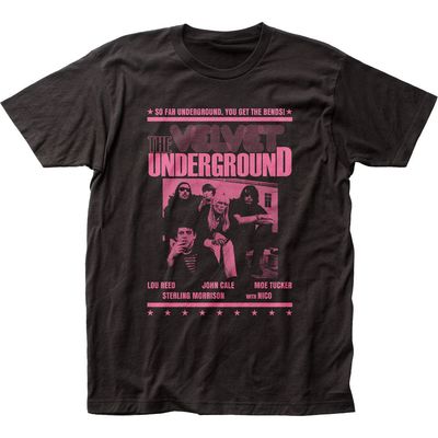 Velvet Underground So Far Underground Mens T Shirt Vintage Black Retro Pop Classics