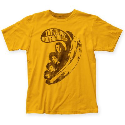 Velvet Underground VU Says Mens T Shirt Gold Retro Pop Classics