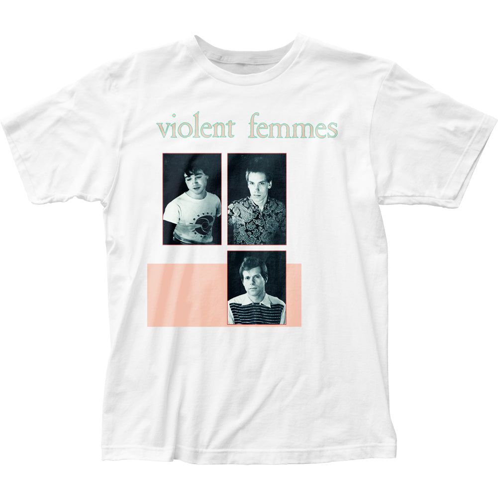 Violent Femmes Group Mens T Shirt White Retro Pop Classics