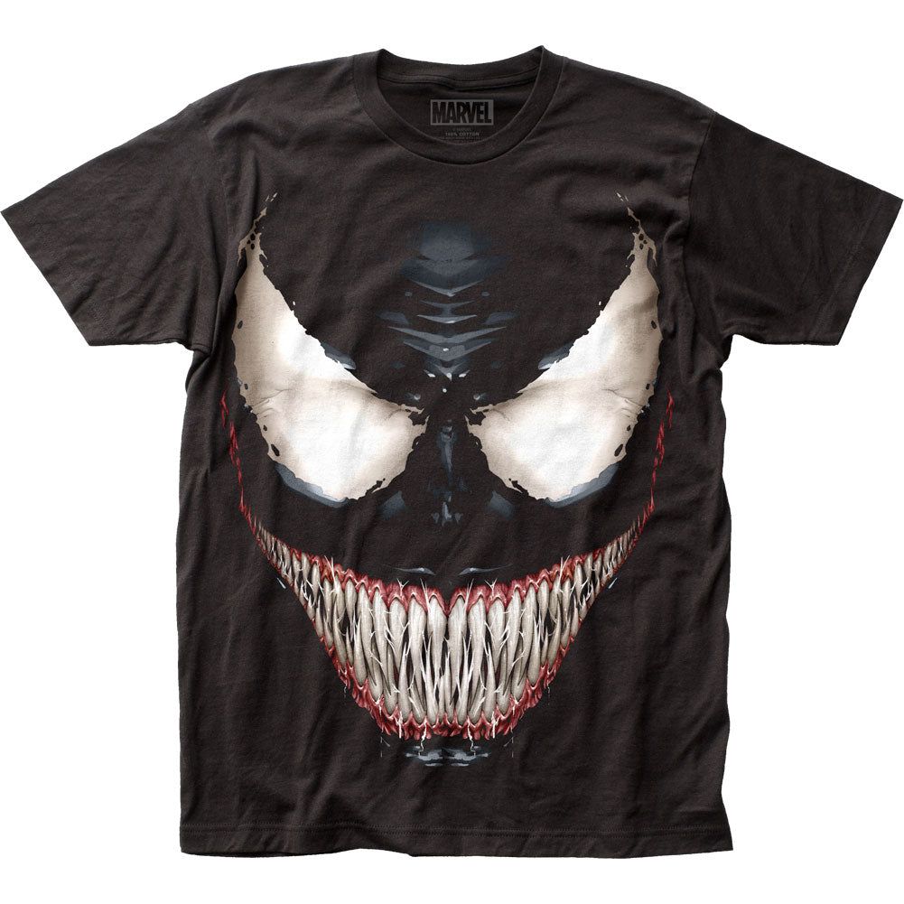 Venom Sinister Smile Mens T Shirt Black Retro Pop Classics