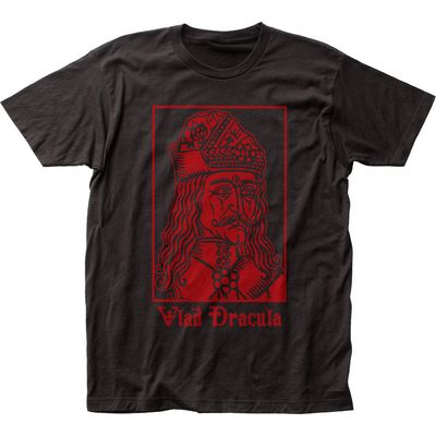 Vlad Dracula Mens T Shirt Black Retro Pop Classics