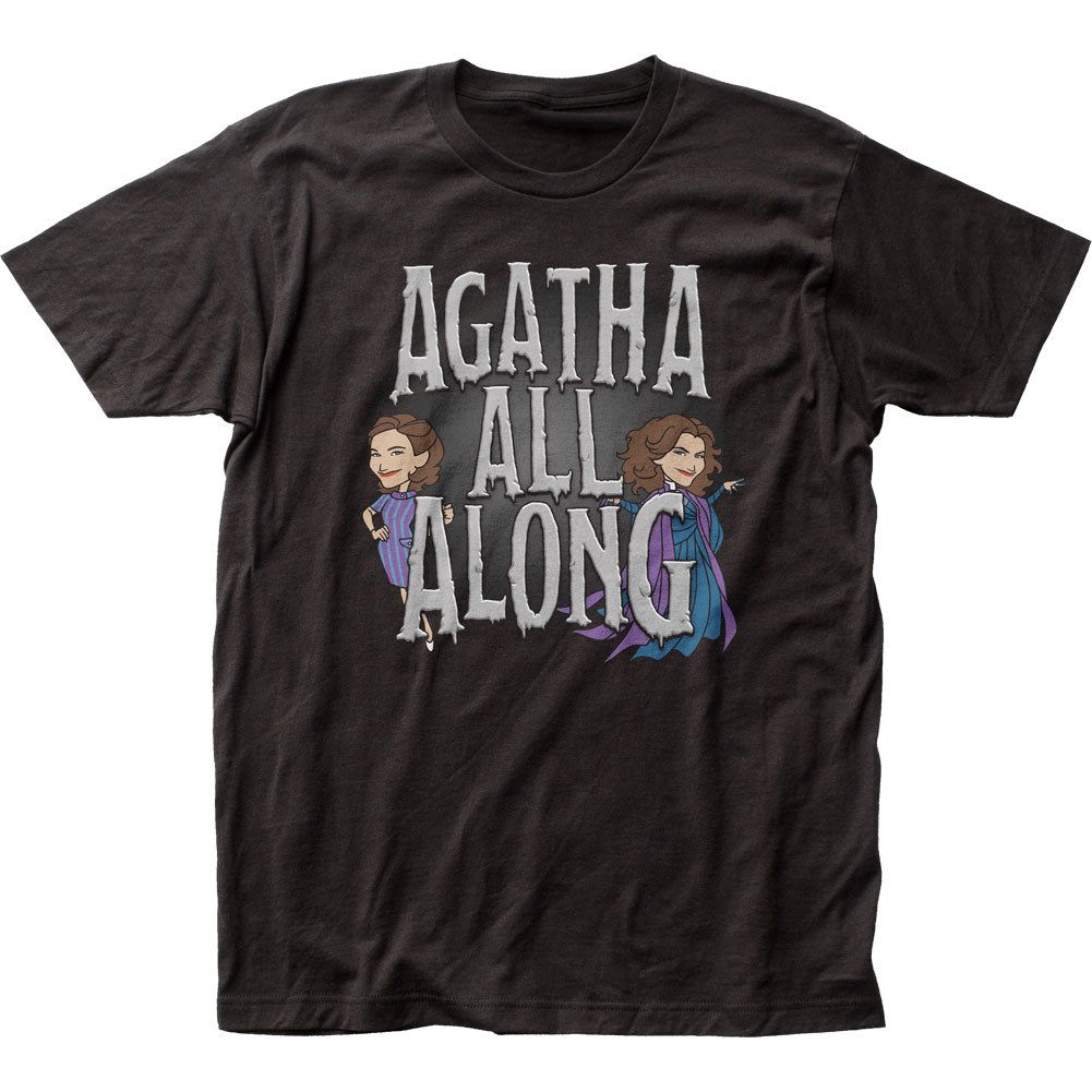 WandaVision Agatha All Along Mens T Shirt Black Retro Pop Classics