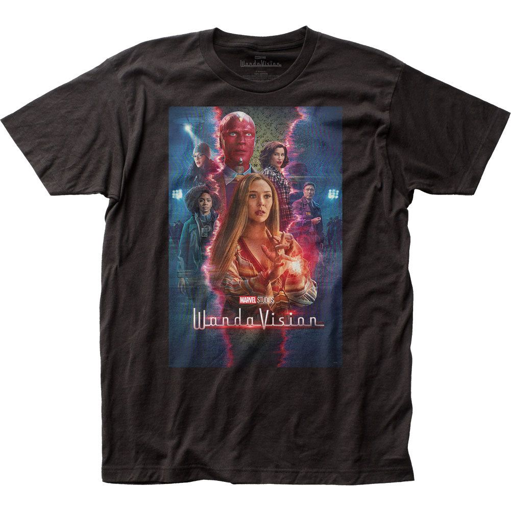 WandaVision Poster Mens T Shirt Black Retro Pop Classics
