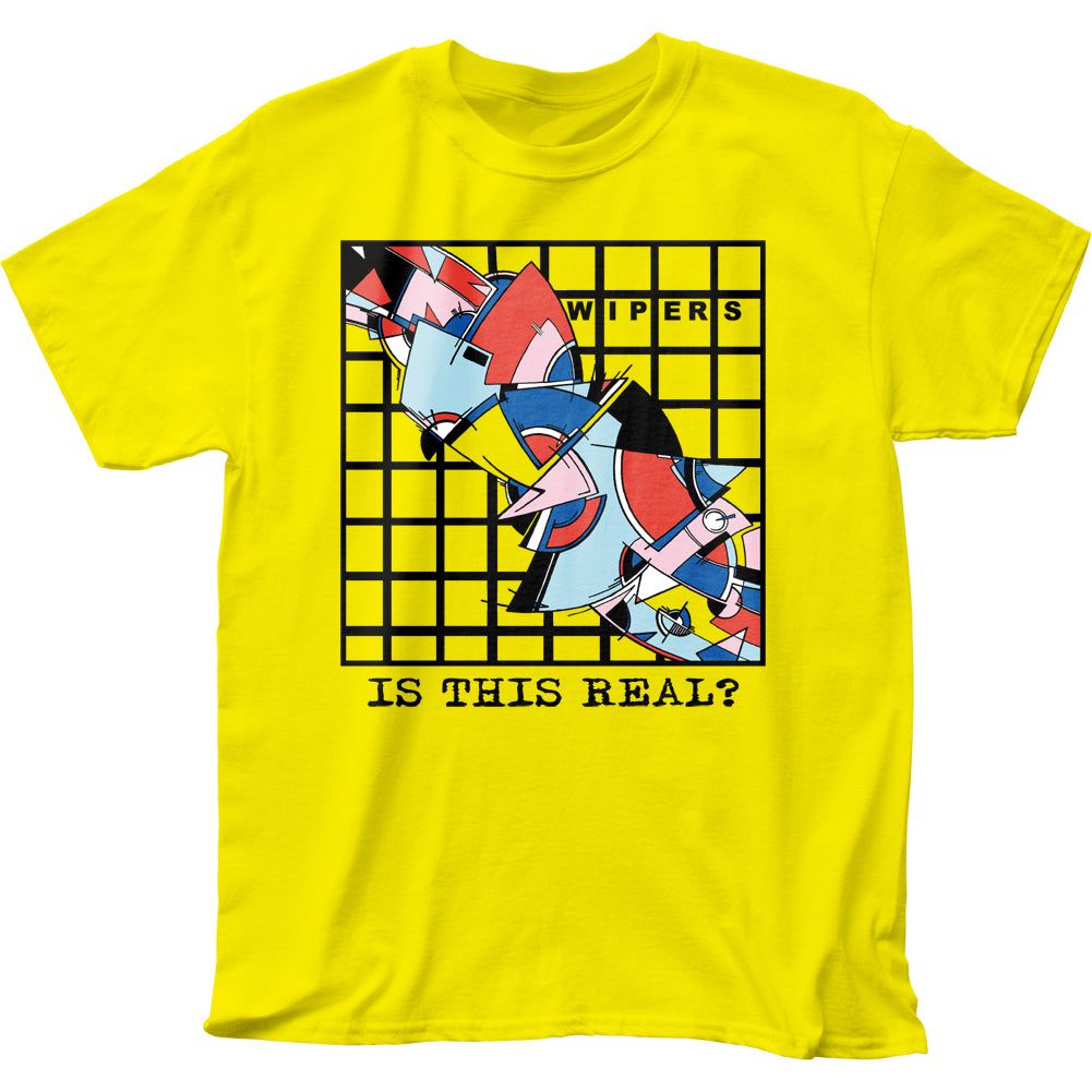 Wipers Is This Real? Mens T Shirt Yellow Retro Pop Classics