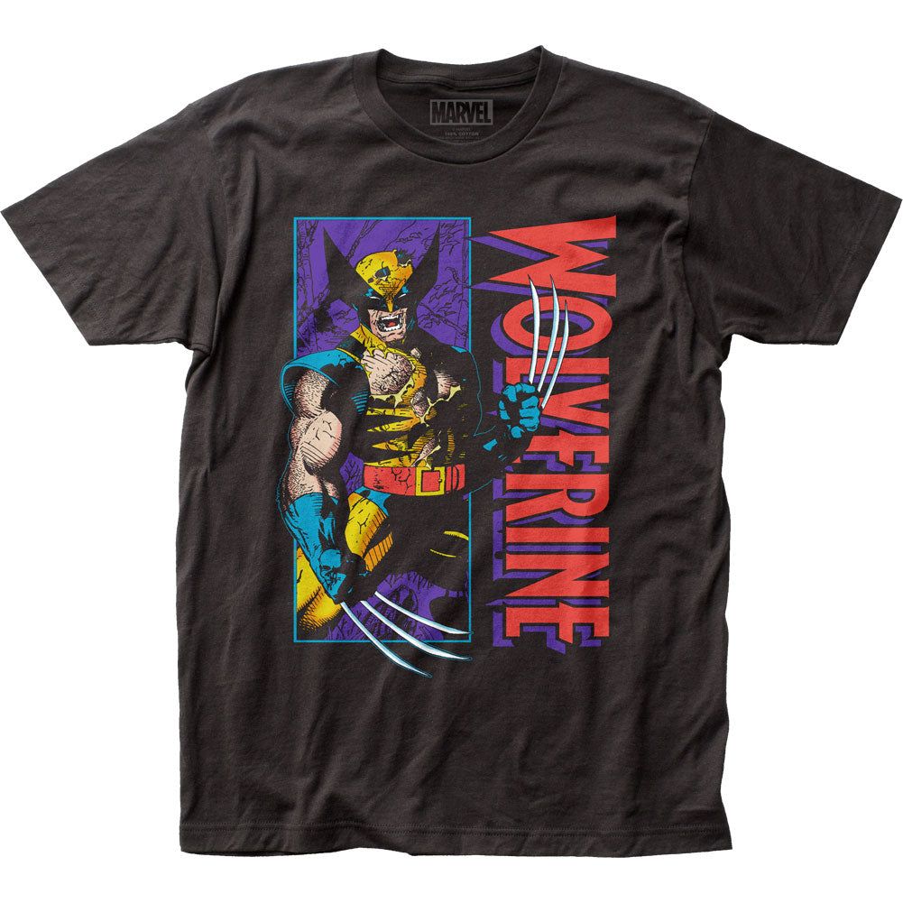 Wolverine Shredded Mens T Shirt Black Retro Pop Classics