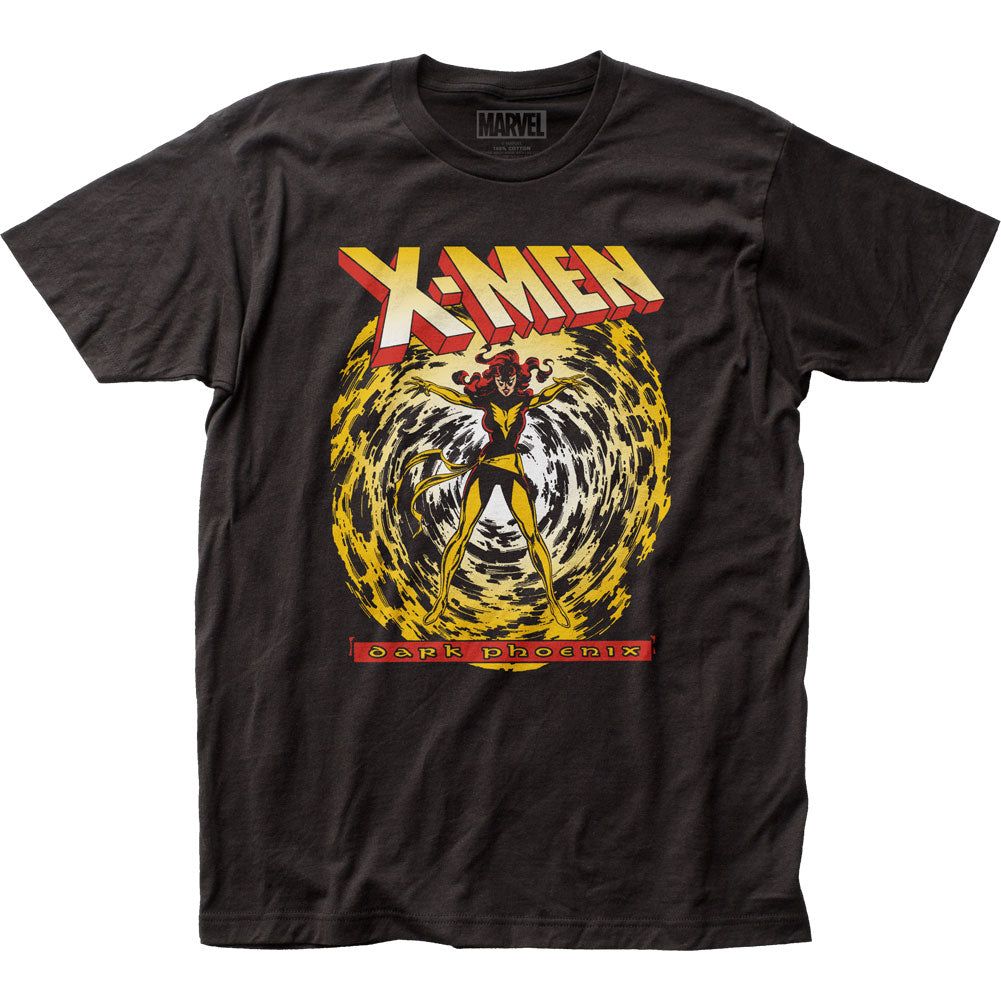 X-Men Dark Phoenix Mens T Shirt Black Retro Pop Classics