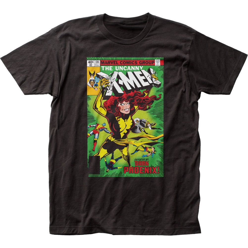 X-Men Defeated by Dark Phoenix Mens T Shirt Black Retro Pop Classics