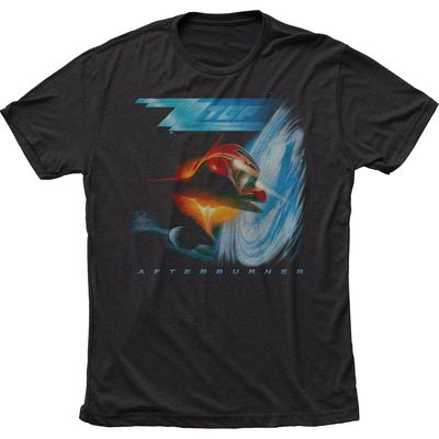 ZZ Top Afterburner Mens T Shirt Black Retro Pop Classics