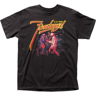 ZZ Top Fandango Mens T Shirt Black Retro Pop Classics