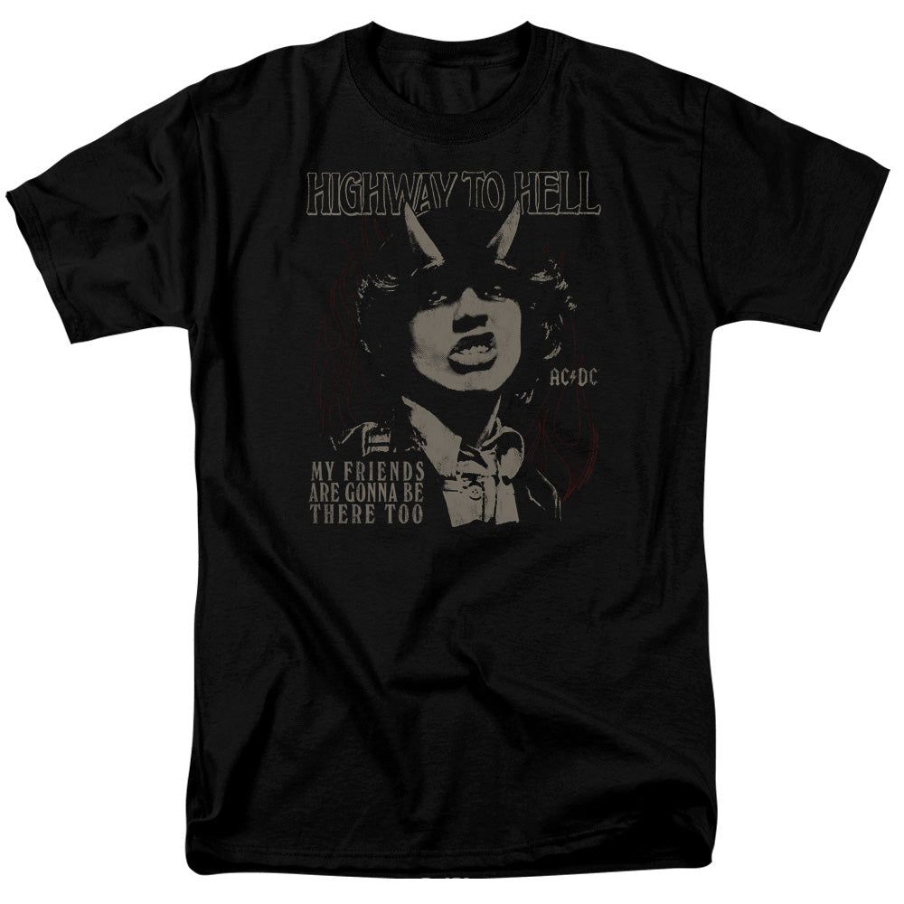 AC/DC My Friends Mens T Shirt Black Retro Pop Classics