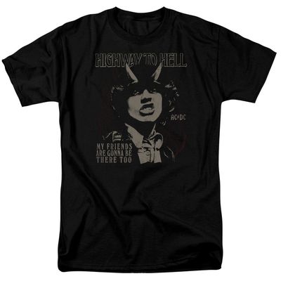 AC/DC My Friends Mens T Shirt Black Retro Pop Classics