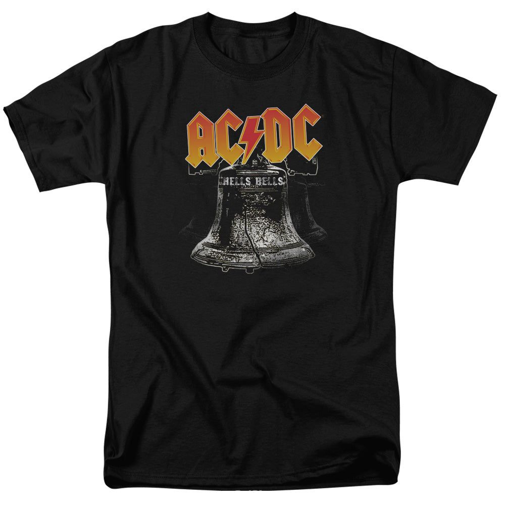 AC/DC Hells Bells Mens T Shirt Black Retro Pop Classics