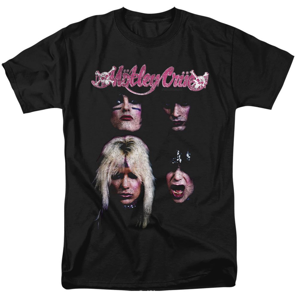 Motley Crue The Crue Mens T Shirt Black Retro Pop Classics