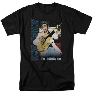 Elvis Presley Memphis Mens T Shirt Black Retro Pop Classics