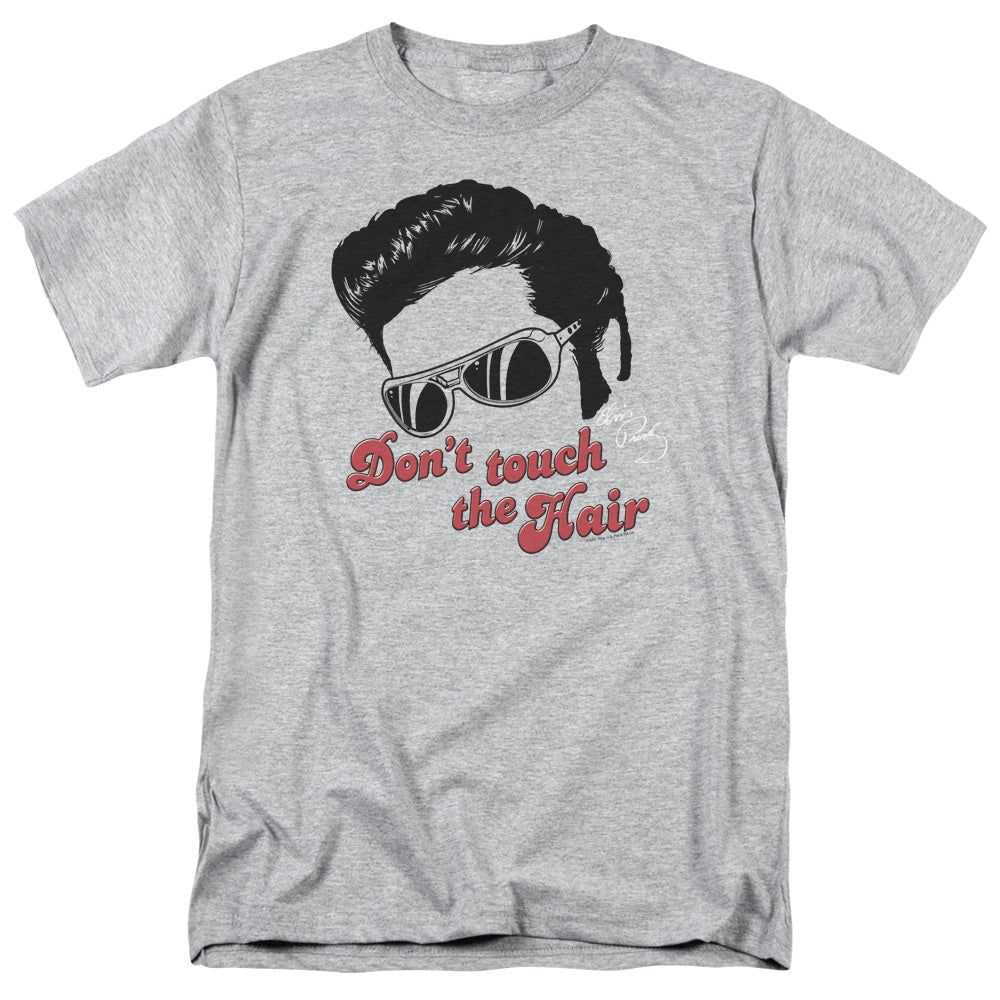 Elvis Presley Dont Touch The Hair 2 Mens T Shirt Athletic Heather Retro Pop Classics