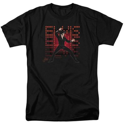 Elvis Presley 69 Anime Mens T Shirt Black Retro Pop Classics