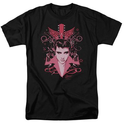 Elvis Presley Lets Face It Mens T Shirt Black Retro Pop Classics