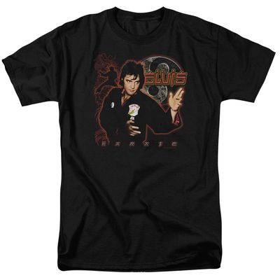 Elvis Presley Karate Mens T Shirt Black Retro Pop Classics