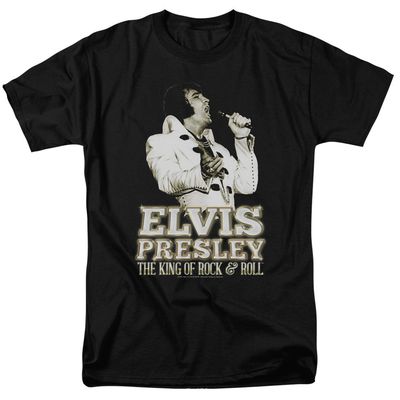 Elvis Presley Golden Mens T Shirt Black Retro Pop Classics