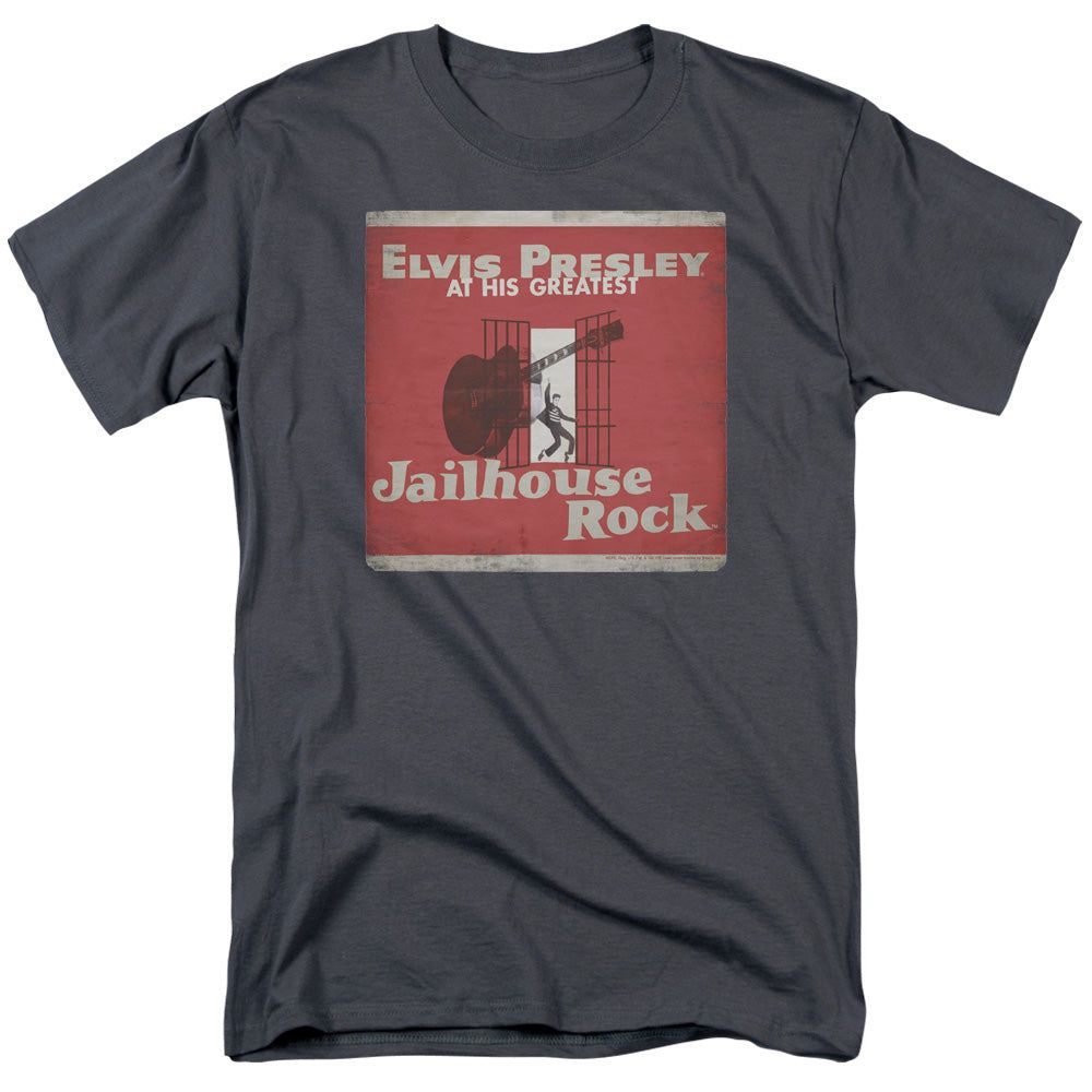 Elvis Presley Greatest Mens T Shirt Charcoal Retro Pop Classics