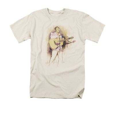 Elvis Presley I Was The One Mens T Shirt Cream Retro Pop Classics
