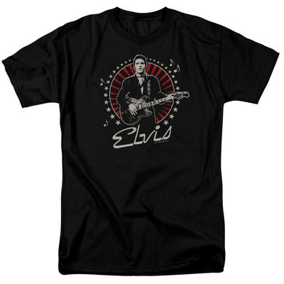 Elvis Presley Stars Mens T Shirt Black Retro Pop Classics