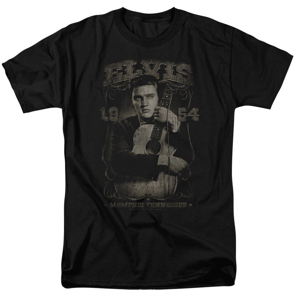 Elvis Presley 1954 Mens T Shirt Black Retro Pop Classics