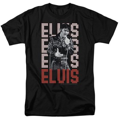 Elvis Presley 1968 Mens T Shirt Black Retro Pop Classics