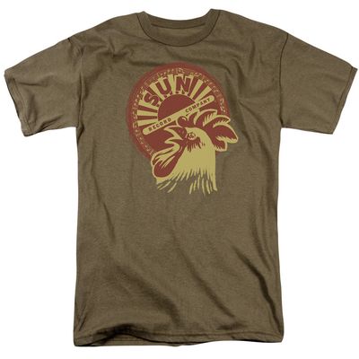Sun Records Good Morning Mens T Shirt Safari Green Retro Pop Classics