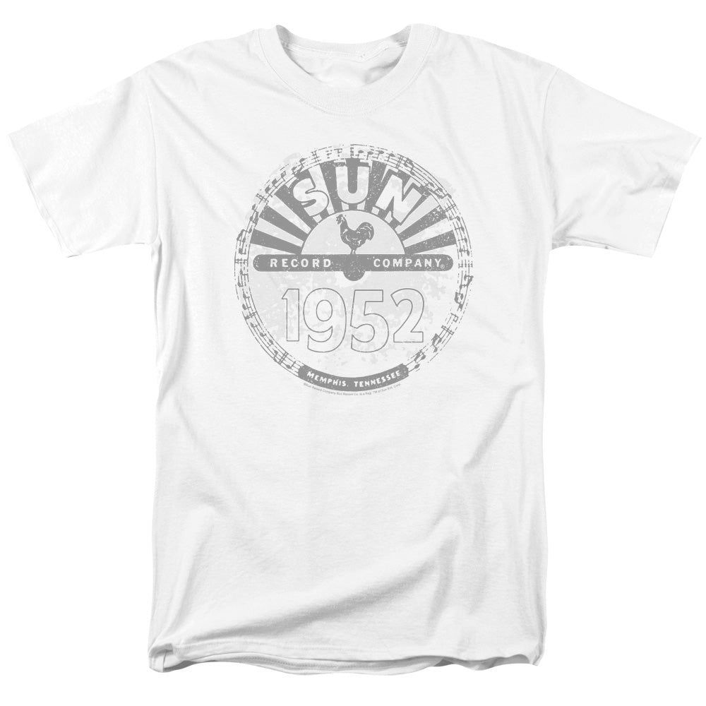 Sun Records Crusty Logo Mens T Shirt White Retro Pop Classics
