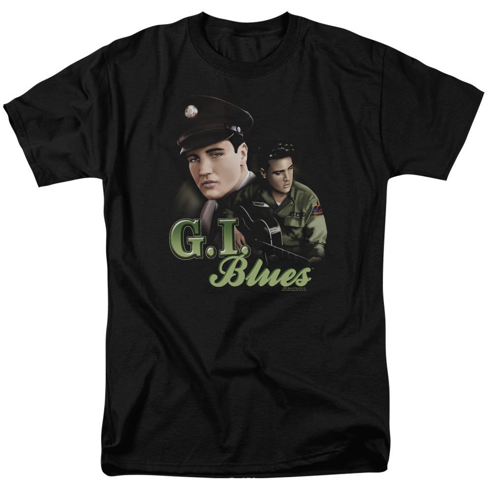 Elvis Presley G I Blues Mens T Shirt Black Retro Pop Classics
