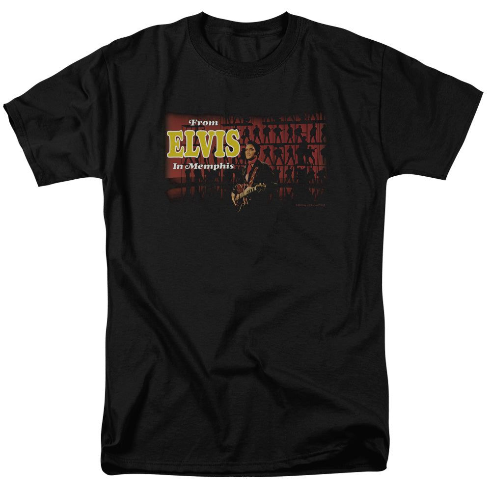 Elvis Presley From Elvis In Memphis Mens T Shirt Black Retro Pop Classics