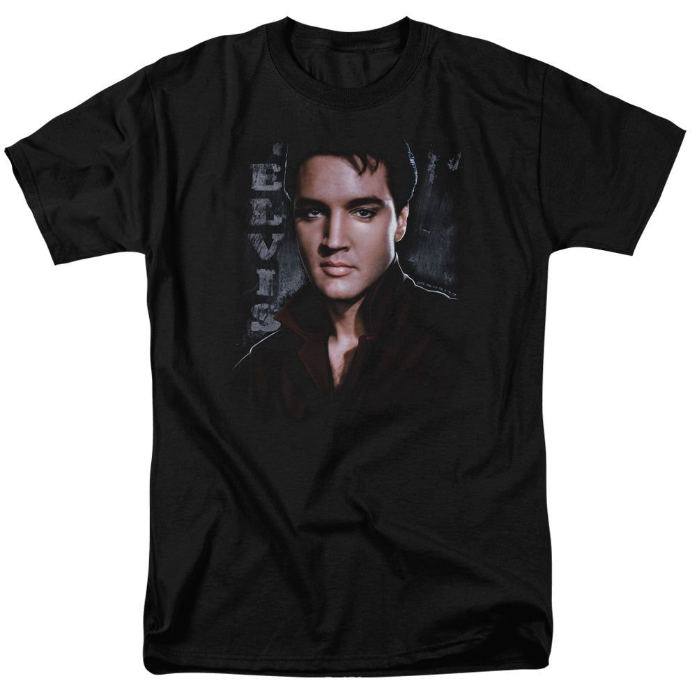 Elvis Presley Tough Mens T Shirt Black Retro Pop Classics