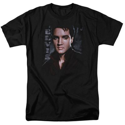Elvis Presley Tough Mens T Shirt Black Retro Pop Classics