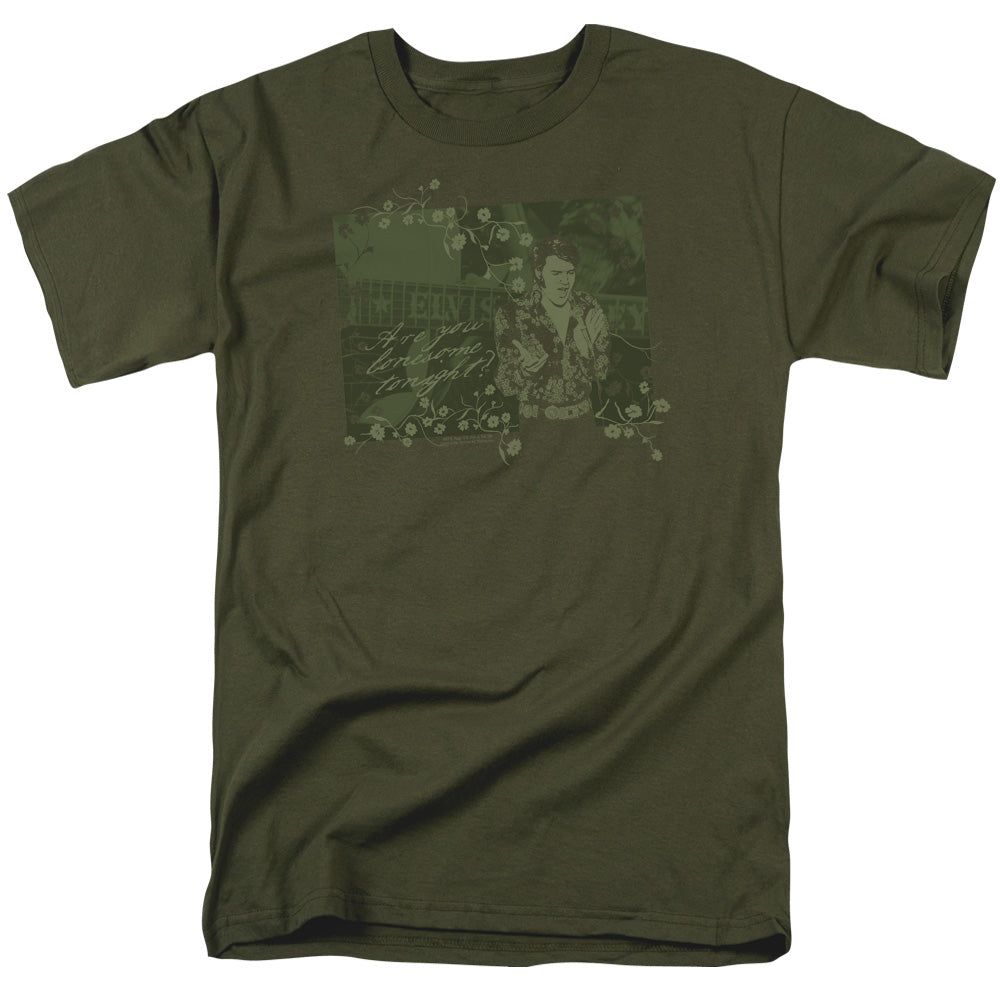 Elvis Presley That 70S Elvis Mens T Shirt Military Green Retro Pop Classics